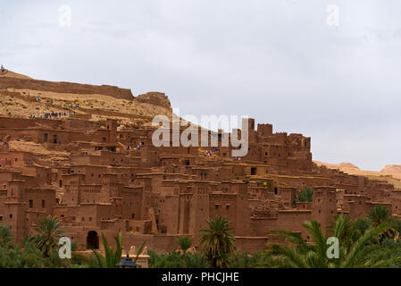 Edifici di argilla in Aït Benhaddou Foto Stock