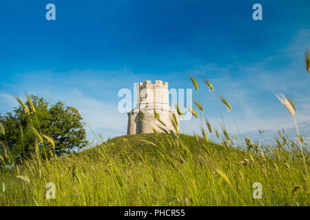 Vecchia chiesa medievale di San Nicola (Sveti Nikola) dal XII secolo vicino a Nin, Dalmazia, Croazia Foto Stock