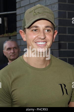 Pete stoppini x Hermano launch party a Ace Hotel Shoreditch offre: George Lineker dove: Londra, Regno Unito quando: 31 lug 2018 Credit: WENN.com Foto Stock