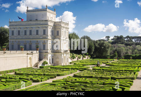 Il giardino segreto all'interno di Villa Doria Pamhili in Roma, Italia Foto Stock