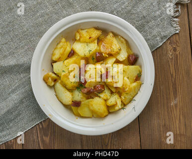 Bratkartoffeln Foto Stock