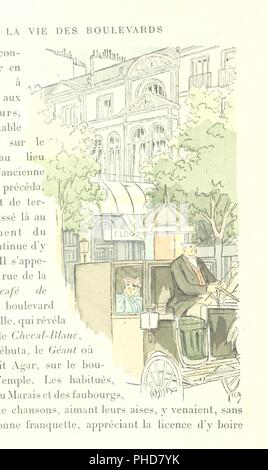 Immagine dalla pagina 186 di "La Vie des boulevards . Dessins en couleurs par P. Vidal' . Foto Stock