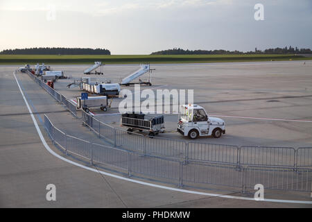 Aeroporto Frankfurt-Hahn, Renania-Palatinato, Germania, Europa Foto Stock
