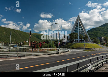 Cattedrale Artica in Tromso, Norvegia Foto Stock