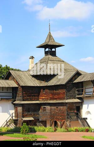 Antico slavo fortezza in legno in Novhorod-Siverskii Foto Stock