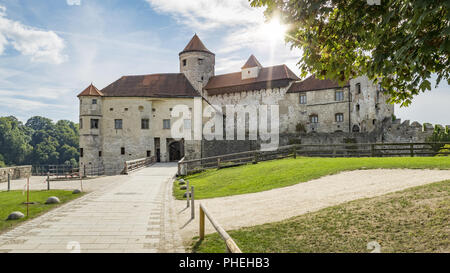 Il castello di Burghausen Baviera Germania Foto Stock