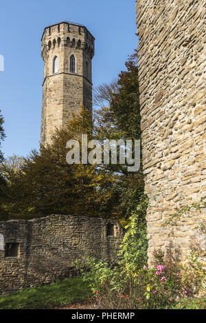 Torre Vincketurm, Hohensyburg, Dortmund, Germania, Europa Foto Stock