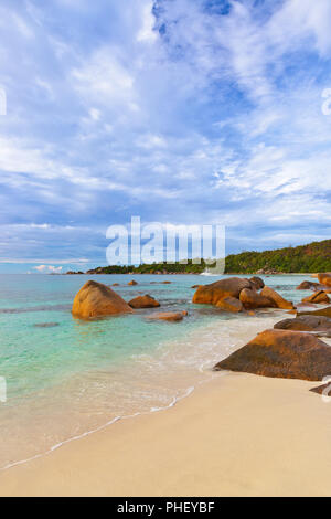 Spiaggia di Anse Lazio - Seychelles Foto Stock