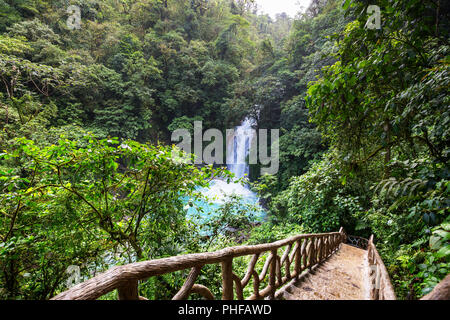 Cascata in Costa Rica Foto Stock