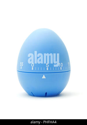Timer da cucina isolato su bianco Foto Stock