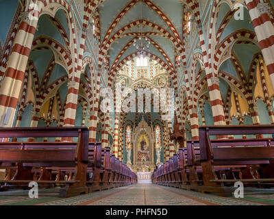 Santuario di Nuestra Señora del Carmen a Bogotà, in Colombia. America del Sud Foto Stock