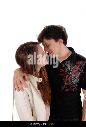 Amorevole coppia giovane guardando ogni altro Foto Stock