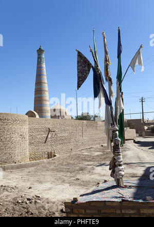 La città vecchia. La Repubblica di Uzbekistan. Khiva Foto Stock