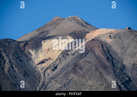 Il Teide Tenerife Volcan montagna basaltica Foto Stock