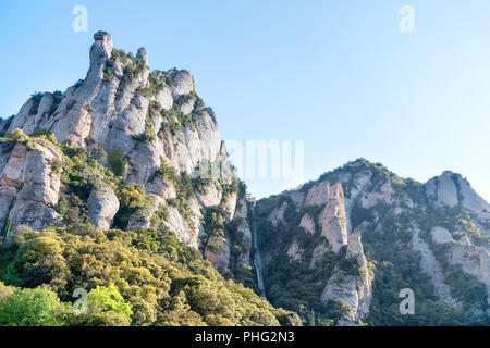 Paesaggio di Montagna Montserrat Foto Stock