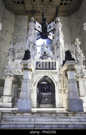 Lo spazio interno del faro di Colombo a Santo Domingo. Repubblica Dominicana Foto Stock