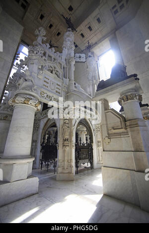 Columbus Lighthouse Landmark in Santo Domingo, Repubblica Dominicana Foto Stock