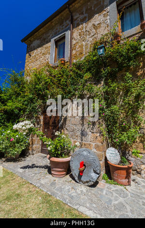 Borgo di Civita di Bagnoregio in Italia Foto Stock