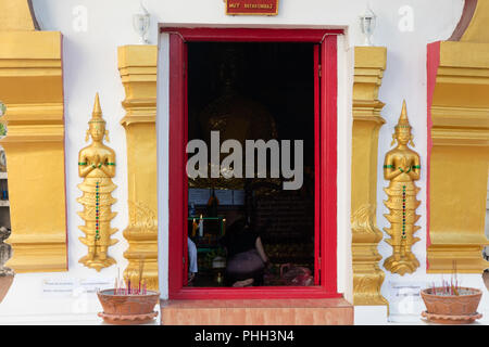 Tempio di ,Vientiane Foto Stock