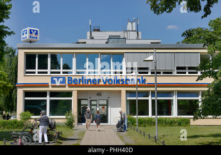 La Berliner Volksbank, Schlossstrasse, Steglitz Berlino, Deutschland Foto Stock