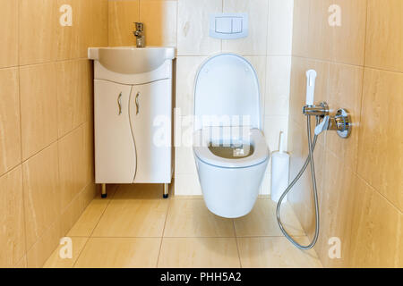 Wc bagno interno Foto Stock