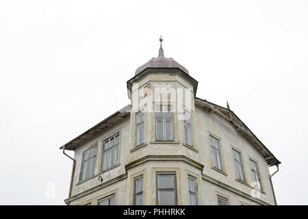 Cottage sull'isola hiddensee Foto Stock