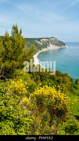 Estate mare adriatico spiaggia di Mezzavalle Foto Stock