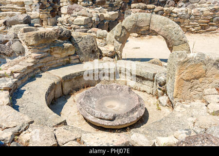 Rovine della città antica Foto Stock