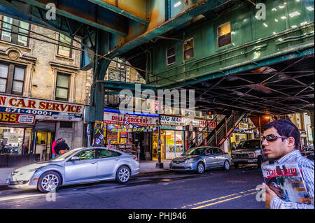 55Th Street (BMT West End Riga) Stazione metropolitana Sunset Park, Brooklyn   New York New York, Stati Uniti d'America Foto Stock