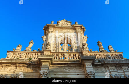 Cattedrale di Lecce frammento, Lecce, Italia. Foto Stock