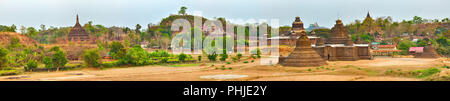 I templi di Mrauk U. Myanmar. Alta risoluzione Foto Stock