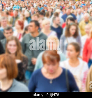 Folla di persone Foto Stock