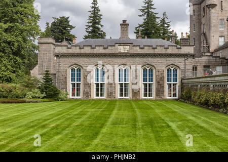 Il castello di Balmoral, Aberdeenshire, Scotland, Regno Unito Foto Stock