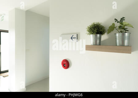 Corridoio dell'Hotel Foto Stock