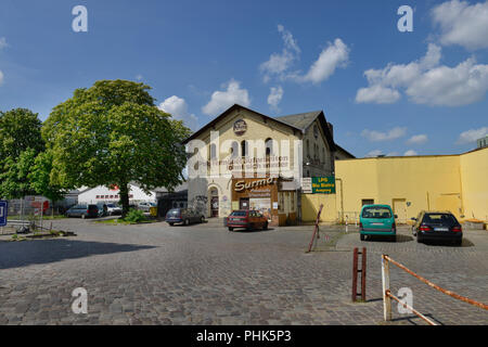 Dragonerareal, Mehringdamm, Kreuzberg di Berlino, Deutschland Foto Stock