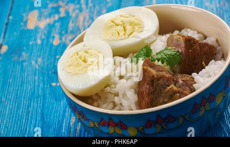 Calcutta Biryani Montone Foto Stock