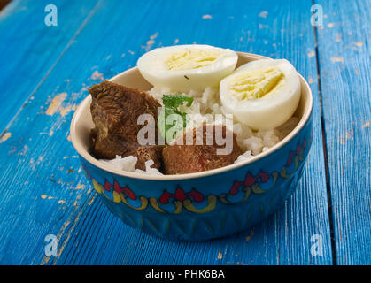 Calcutta Biryani Montone Foto Stock