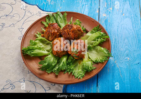 Massa israeliano polpetta di carne Foto Stock