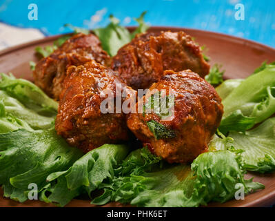 Massa israeliano polpetta di carne Foto Stock