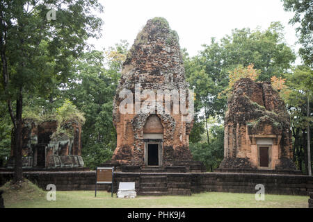 Thailandia BURIRAM ROVINE KHMER PRANG KU SUAN TAENG Foto Stock