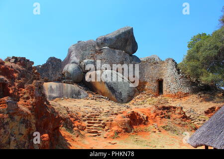 Grande Zimbabwe rovine - Zimbabwe Foto Stock