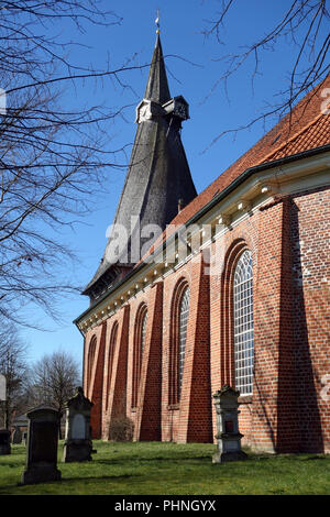 Luterani. San Martini chiesa in Estebrugge Foto Stock