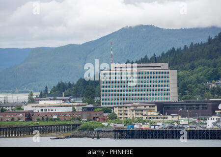 Juneau alaska usa città del nord e il paesaggio Foto Stock