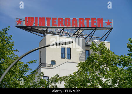 Wintergarten, Potsdamer Strasse e il Tiergarten, nel quartiere Mitte di Berlino, Deutschland Foto Stock