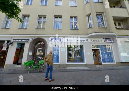 Wohnhaus David Bowie, Hauptstrasse, Schoeneberg, Berlino, Deutschland Foto Stock