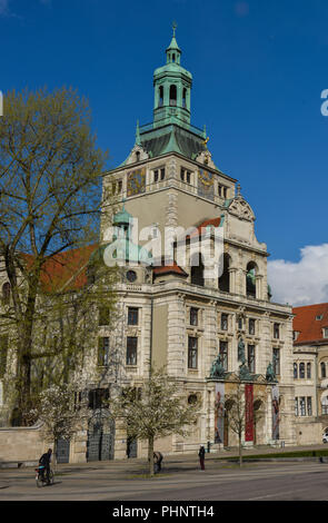 Bayerisches Nationalmuseum, Prinzregentenstrasse, Monaco di Baviera, Deutschland Foto Stock