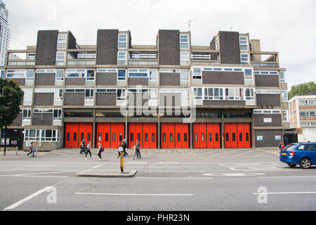 Shoreditch la stazione dei vigili del fuoco, Old Street, Hoxton, London EC1, Regno Unito Foto Stock