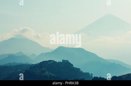 Vulcano in Guatemala Foto Stock