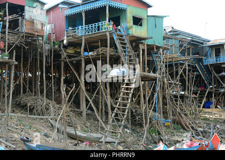 Cambogia Siem Reap lago SAP tono di KOMPONG PLUK Foto Stock