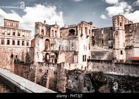 Heidelberg, Castello Foto Stock